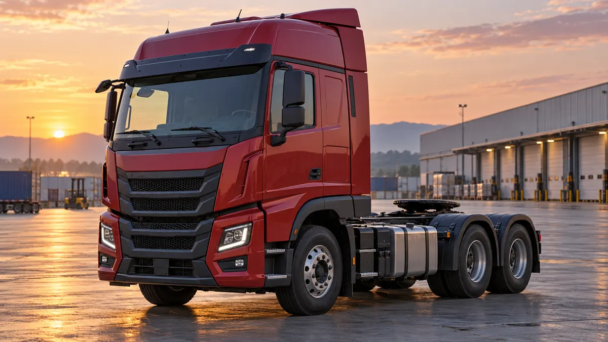Седельный тягач 6×4 — авторская иллюстрация, не фото BeiBen V3
