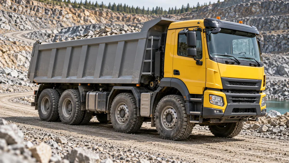 Самосвал 8×4 — авторская иллюстрация, не фото конкретной модели BeiBen