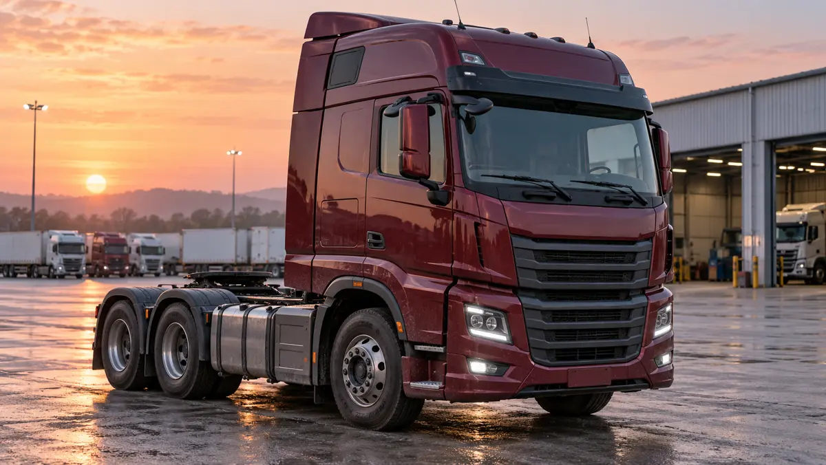 Авторское изображение тяжёлого тягача для раздела о SITRAK C7H