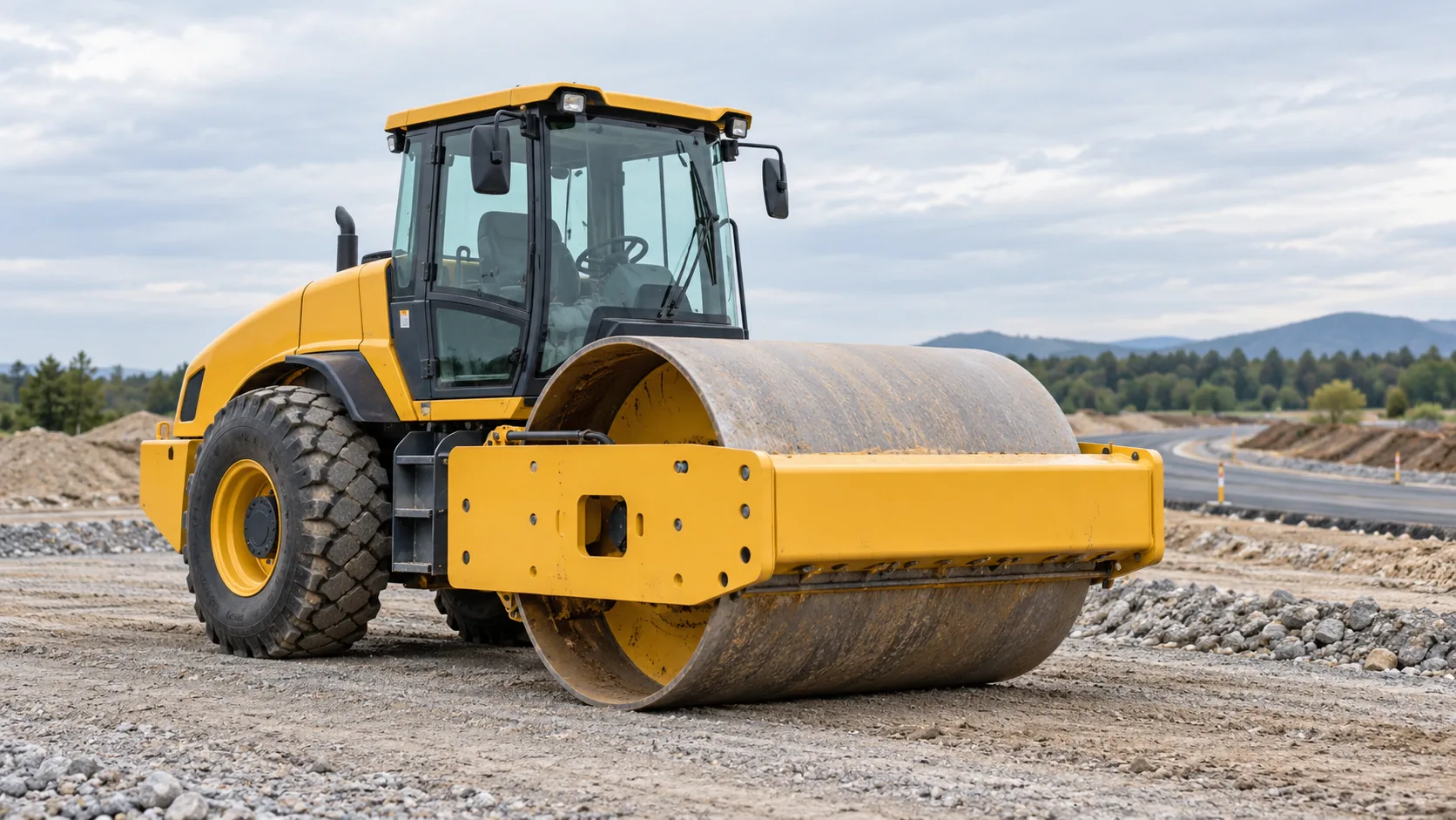 Образ грунтового катка для рассказа о XCMG XS123